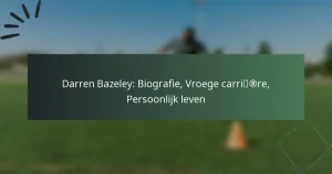 Darren Bazeley: Biografie, Vroege carrière, Persoonlijk leven